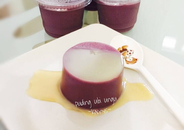 Puding Ubi Ungu