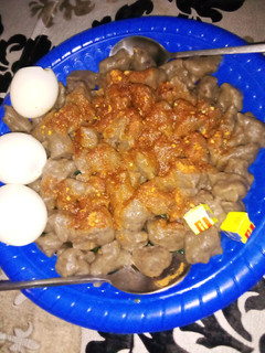 A picture of Beans Dumplings (Danwake).