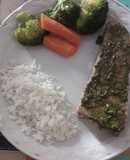 Filete de atún al pesto