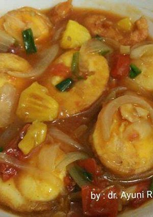 Foto resep Telor Asam Manis