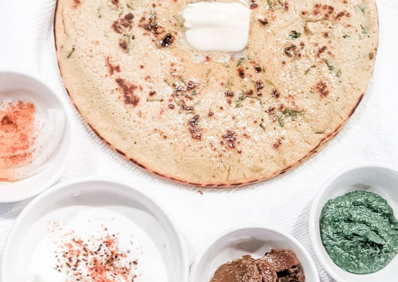 Besan Rotis (bean pancakes)