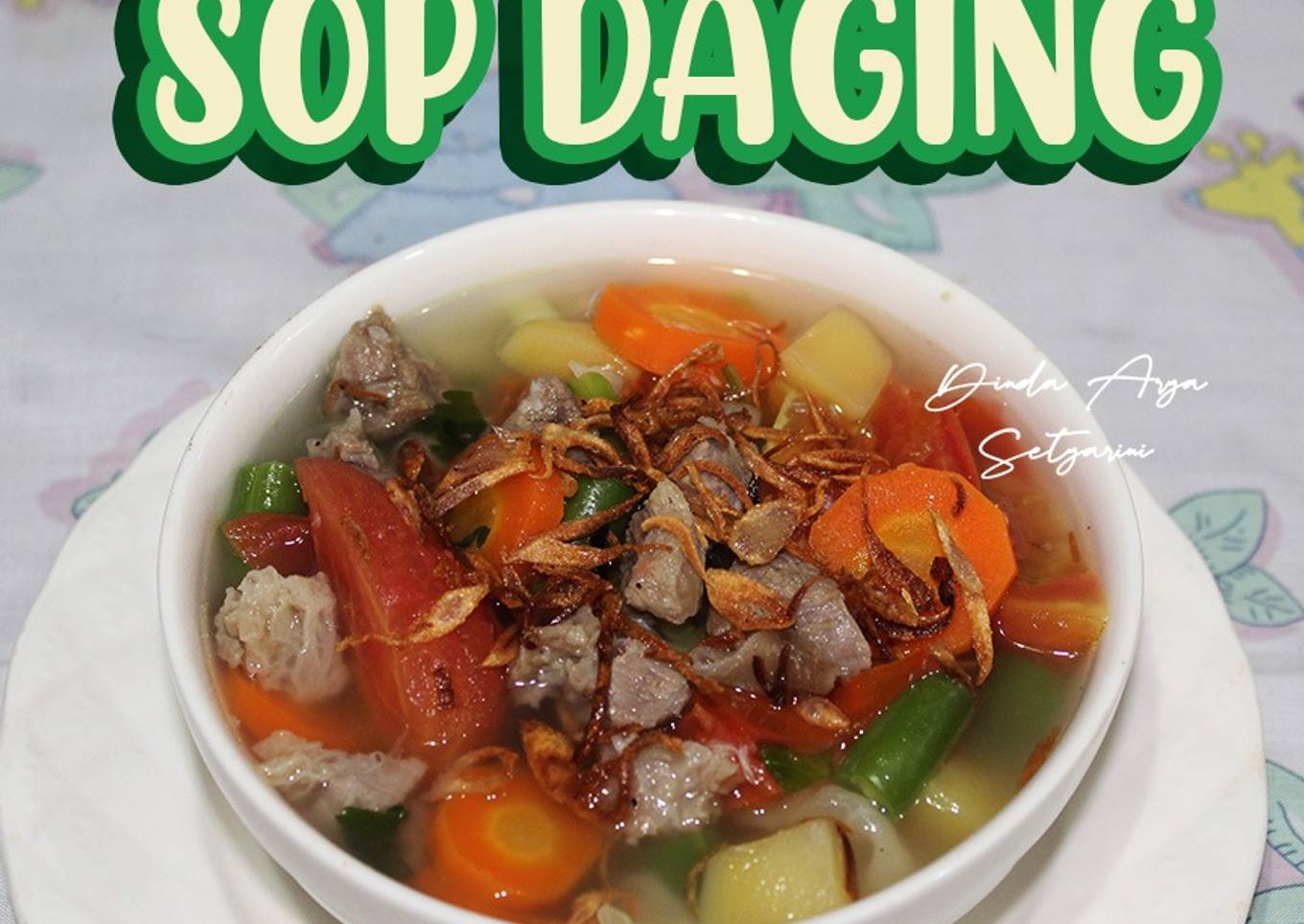 Sop Daging Sapi Ala Padang