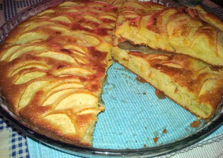 Steps to Prepare Homemade Tarte au pomme facile