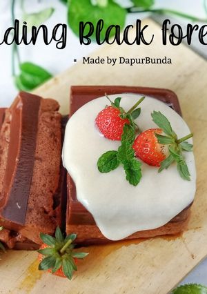 Foto resep Puding Black forest