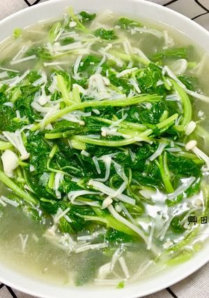 莧菜金針菇 的食譜成品照片