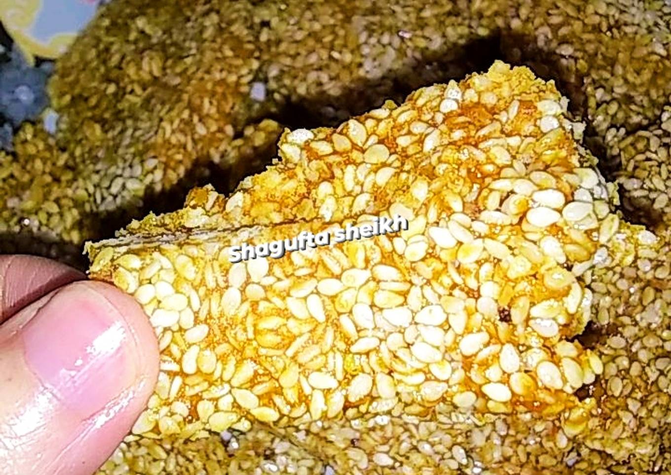 Sesame seeds chikki 🤤