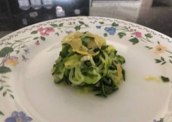 Easiest Way to Prepare Delicious Lemon spirals zucchini