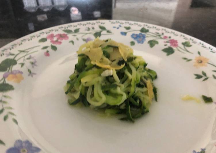 Easiest Way to Prepare Speedy Lemon spirals zucchini