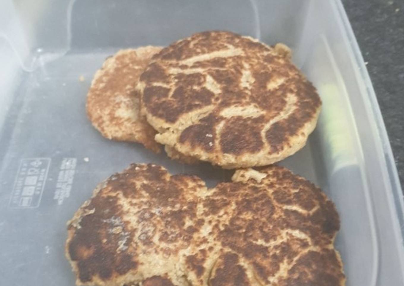 Tortitas caseras, vegetariana, diabética, blw