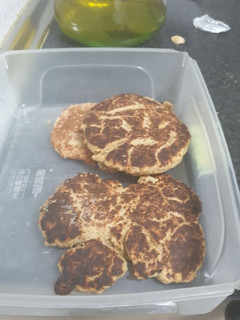 Una foto de Tortitas caseras, vegetariana, diabética, blw
