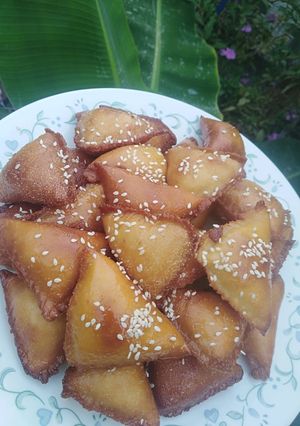صورة لوصفة مثلثات السميد