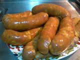 Chorizos caseros de cerdo
