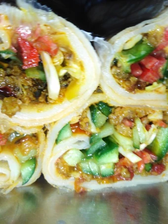 Easy Steps to Prepare|Recipe} Veg kabab roll the Tasteful