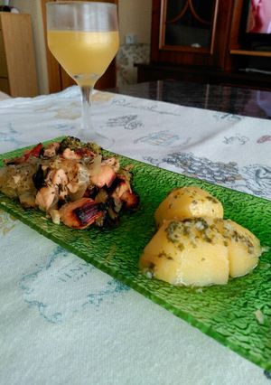 Una foto de Tacos de pavo regado con oro