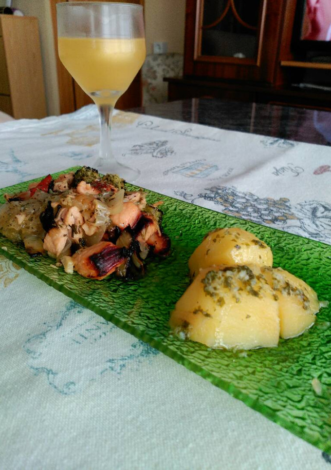 Una foto de Tacos de pavo regado con oro