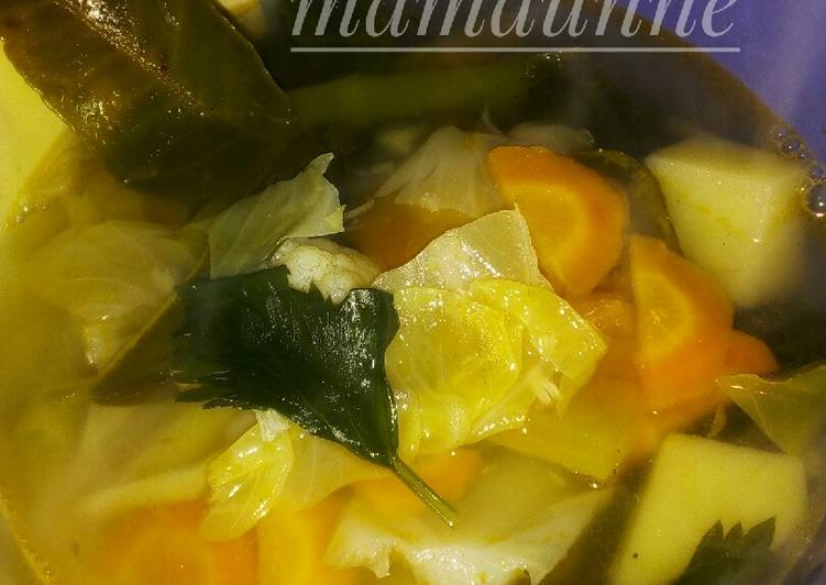 Resep Sop sayur rasa jeruk Anti Gagal