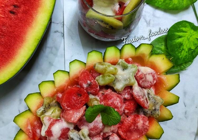 Recipe of Super Quick Homemade Cream cheese fruit salad