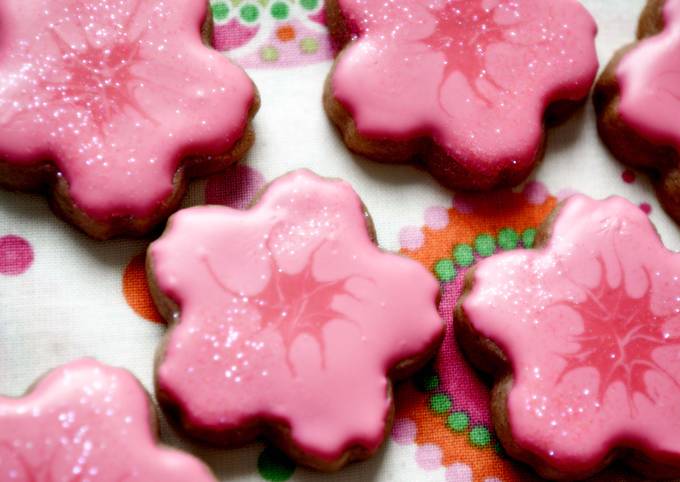Recipe of Perfect Cherry Blossom Sugar Cookies for Spring (cherry flavored)