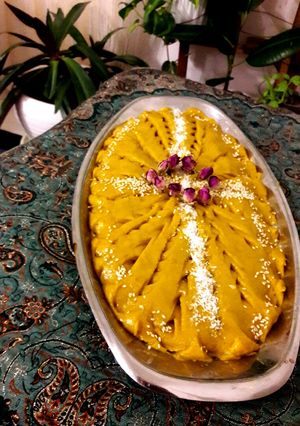 عکسی از دستور حلوا نذری سومین سالگرد حاج قاسم سلیمانی