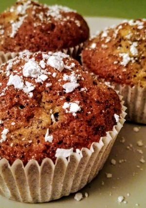 Almás-mákos muffin recept fotója