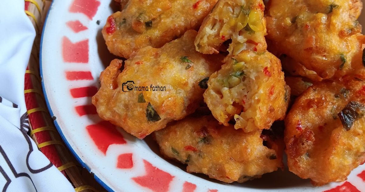 Perkedel jagung khas padang panjang