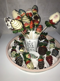 Una foto de Fresas de San Valentín