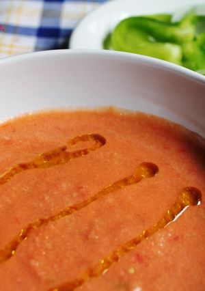 Una foto de Gazpacho andaluz