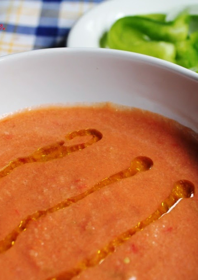 Una foto de Gazpacho andaluz