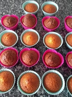 Una foto de Magdalenas clásicas y con chocolate