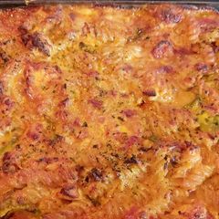 A picture of My Creamy Cajun Chicken Pasta Bake.
