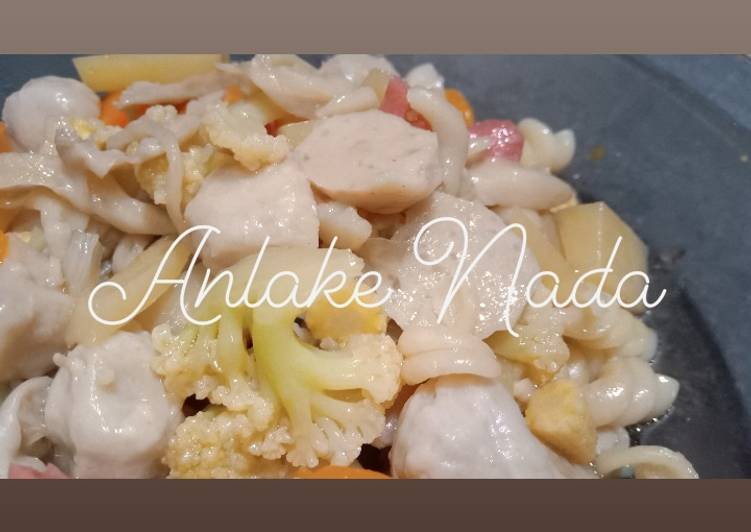 Proses Menyiapkan Capcay Sehat dengan BabyCorn Anti Gagal