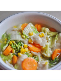 Foto resep Tumis Sayur Bakso Ikan