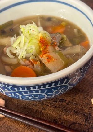 A picture of Japanese Suiton Soup.