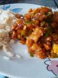 Pollo agridulce (estilo chino)