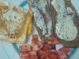 🏟️ Golazo de Sabor con Berenjena, Queso, Huevo y Tomate