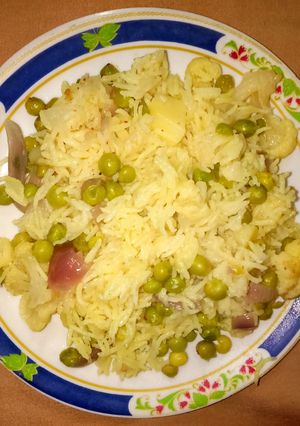 A picture of Mix veg pulav.