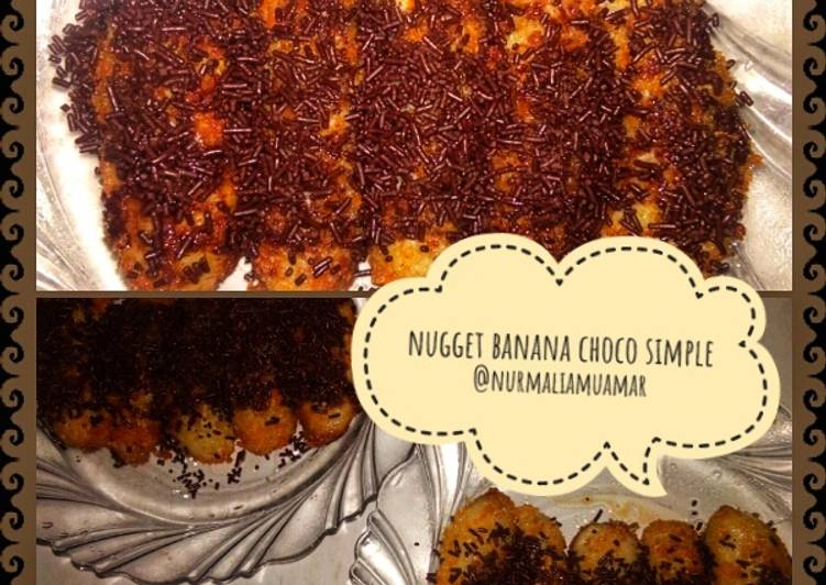Nugget pisang coklat simpel