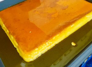 Una foto de Flan casero