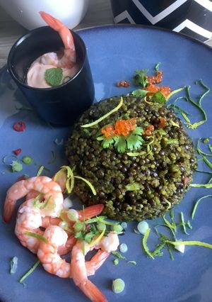 Une photo de Lentilles🐞 béluga 🍂quinoa🪵