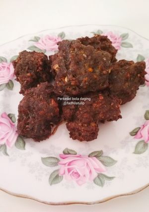 Foto resep Perkedel bola daging