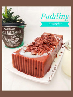 Foto resep Pudding Brownies (pinggiran roti tawar)