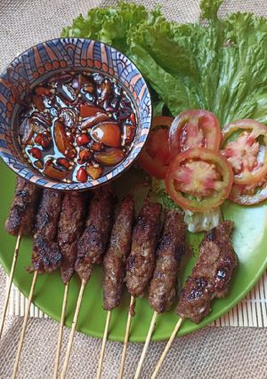 Foto resep Sate Buntel Daging Sapi dg Sambal Kecap #116