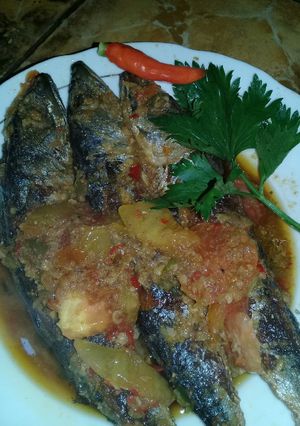 Foto resep Ikan kembung pedas manis