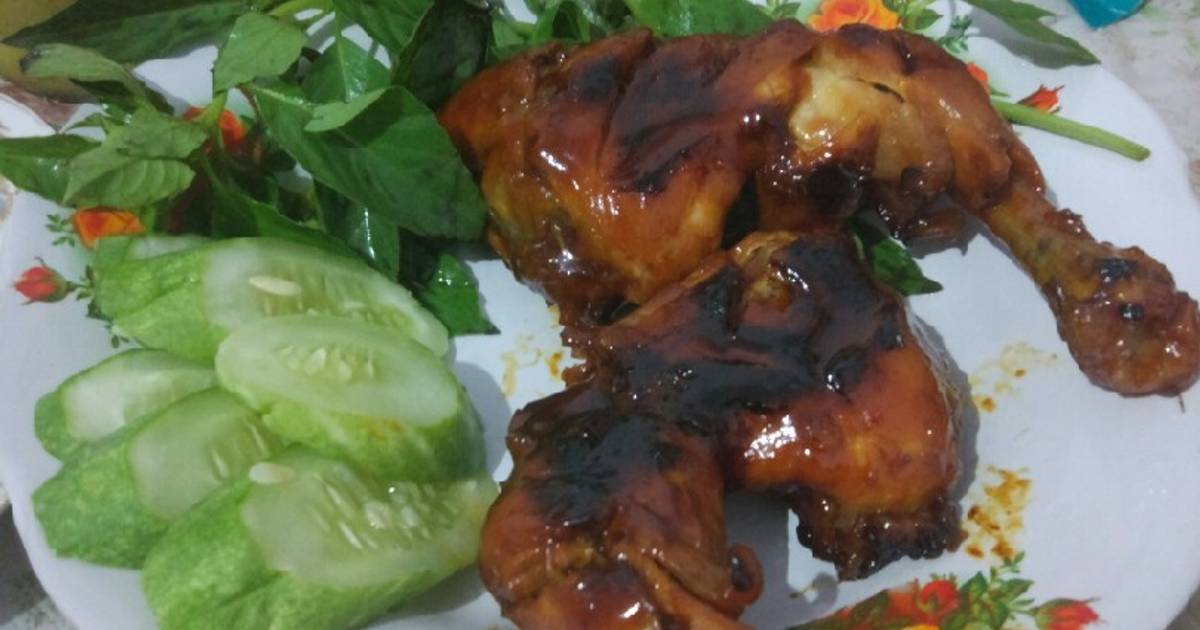 Resep Ayam Bakar Madu Teflon Simple Dan Enak Tanpa Ulek2 Bumbu Oleh