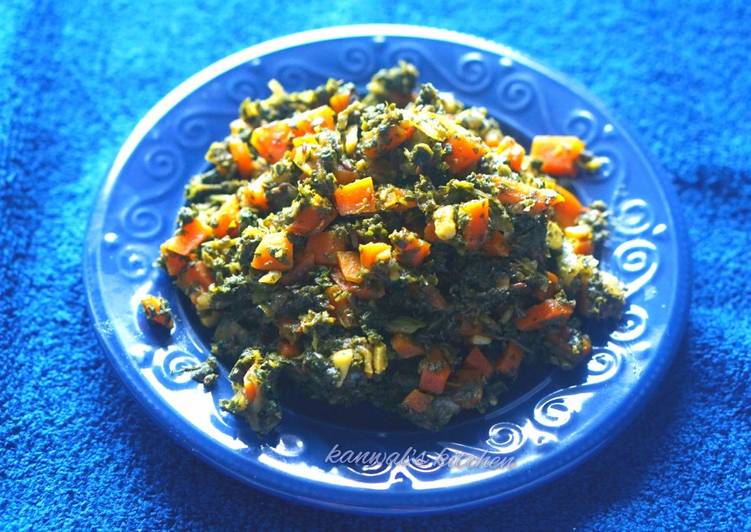 Methi gazar sabji