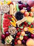 Tabla divertida de frutas