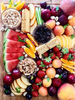 Una foto de Tabla divertida de frutas