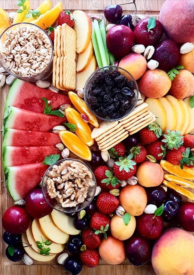 Una foto de Tabla divertida de frutas