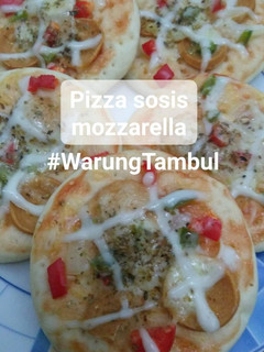 Foto resep Pizza Mini Sosis Mozzarella