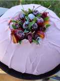 Pink Pavlova